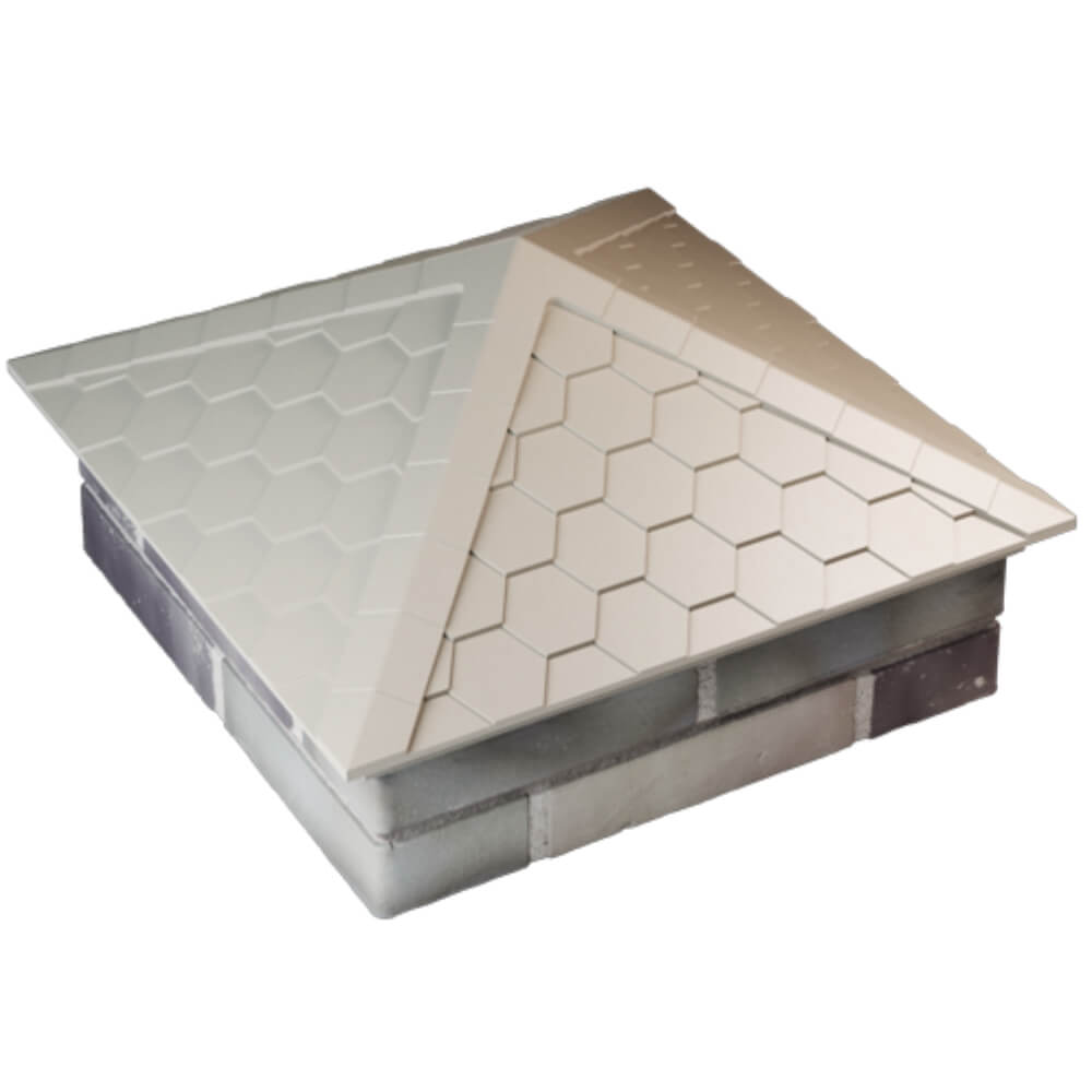 Колпак Zking Эверест Бежевый на столб 2х2 кирпича (535х535мм) Лесосибирск фото