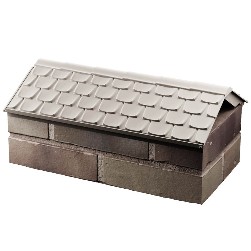 Парапет Zking Эльбрус Бежевый с посадкой на 1 кирпич (255мм) в Лесосибирске фото