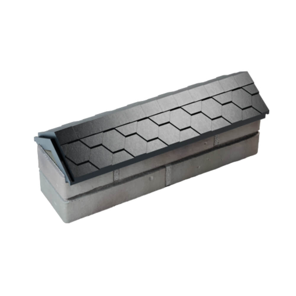 Парапет Zking Эверест Черный с посадкой на 0.5 кирпича (130мм) в Лесосибирске фото