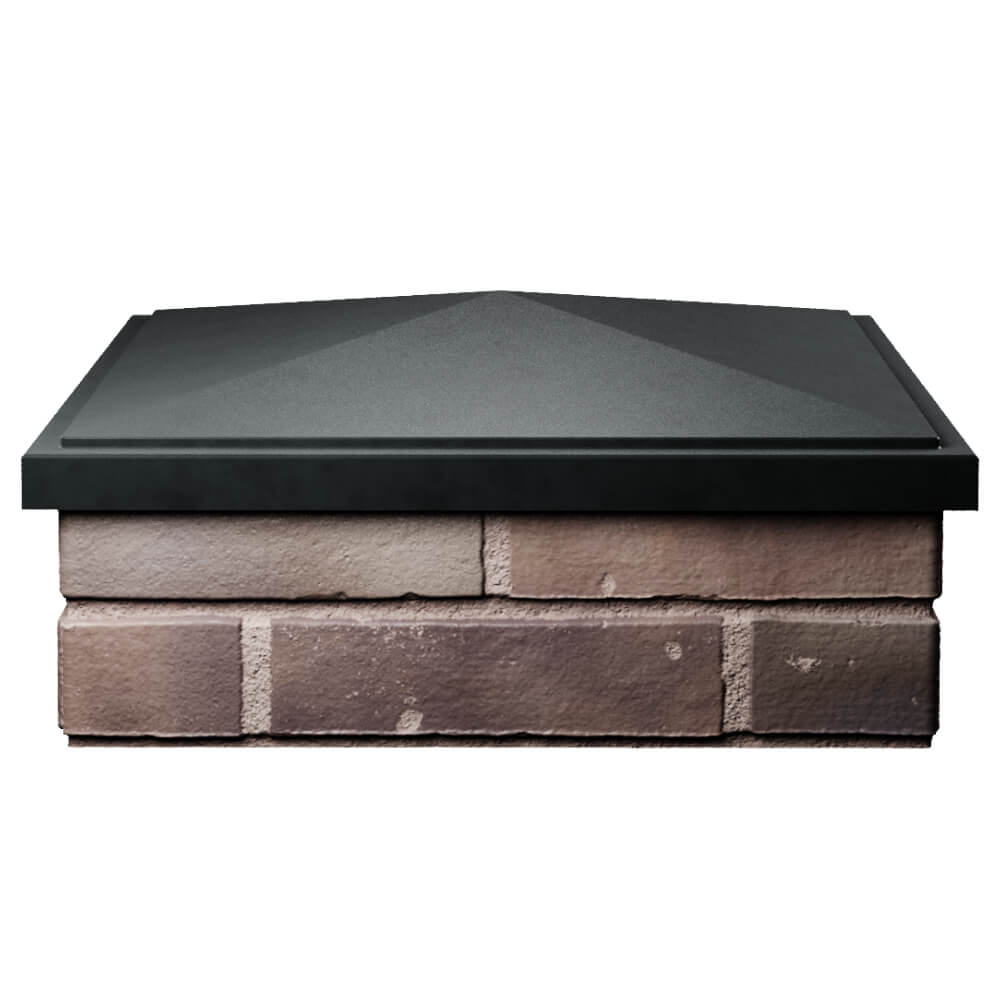 Колпак Zking БонаМоно Черный на столб 2х2 кирпича (515х515, 530х530мм) Лесосибирск фото