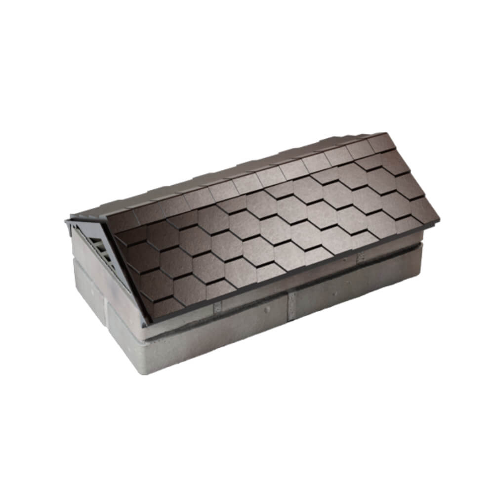 Парапет Zking Эверест Коричневый с посадкой на 1 кирпич (200/225/255мм) в Лесосибирске фото