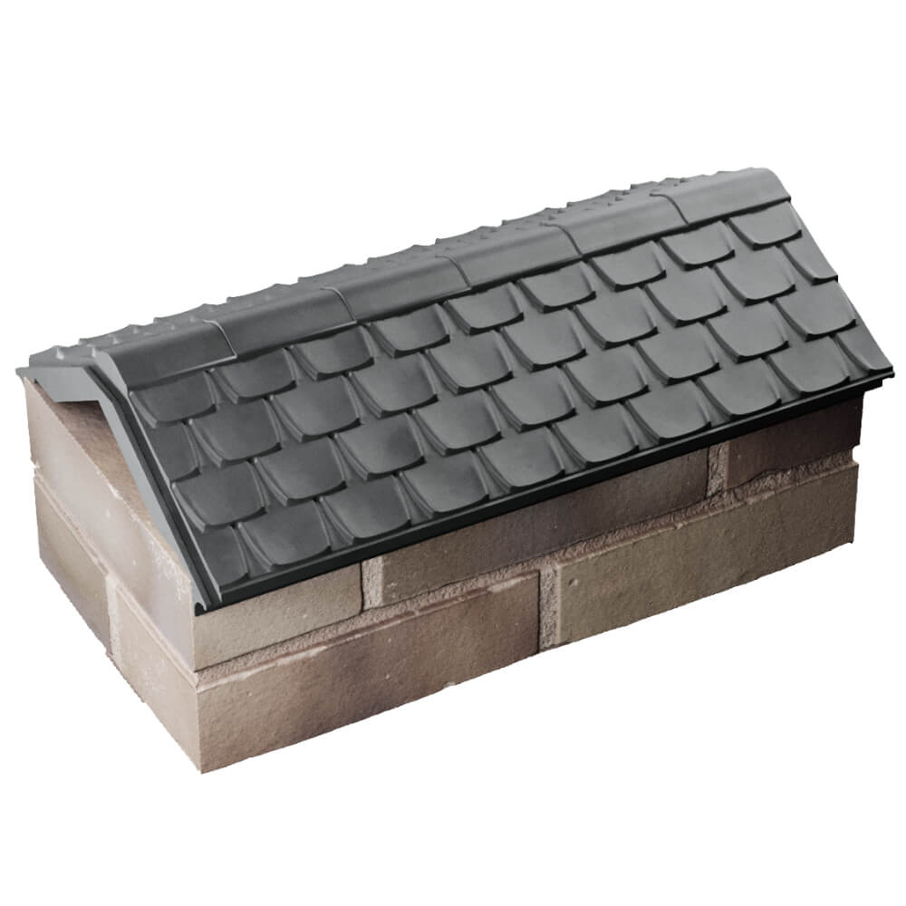 Парапет Zking Эльбрус Серый с посадкой на 1 кирпич (255мм) в Лесосибирске фото