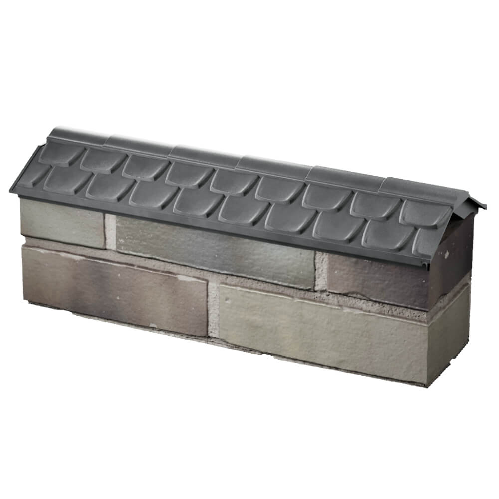 Парапет Zking Эльбрус Серый с посадкой на 0.5 кирпича (130мм) в Лесосибирске фото