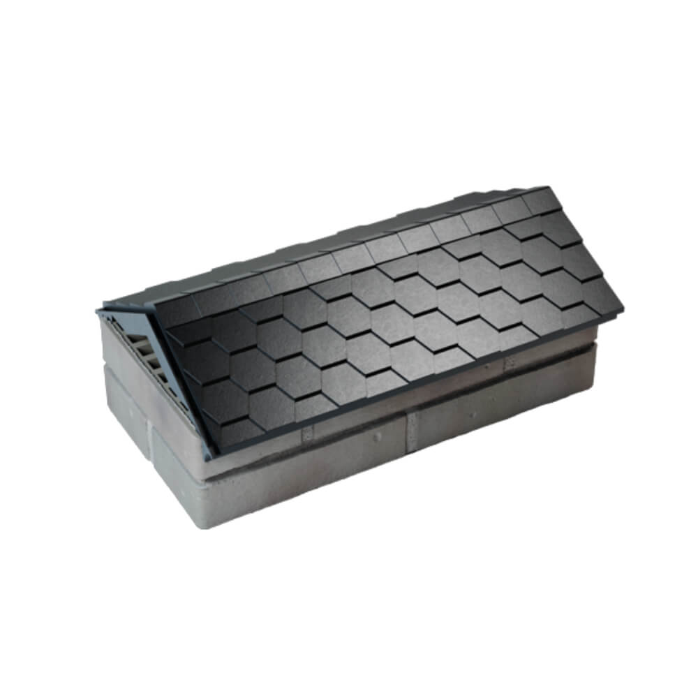 Парапет Zking Эверест Черный с посадкой на 1 кирпич (200/225/255мм) в Лесосибирске фото