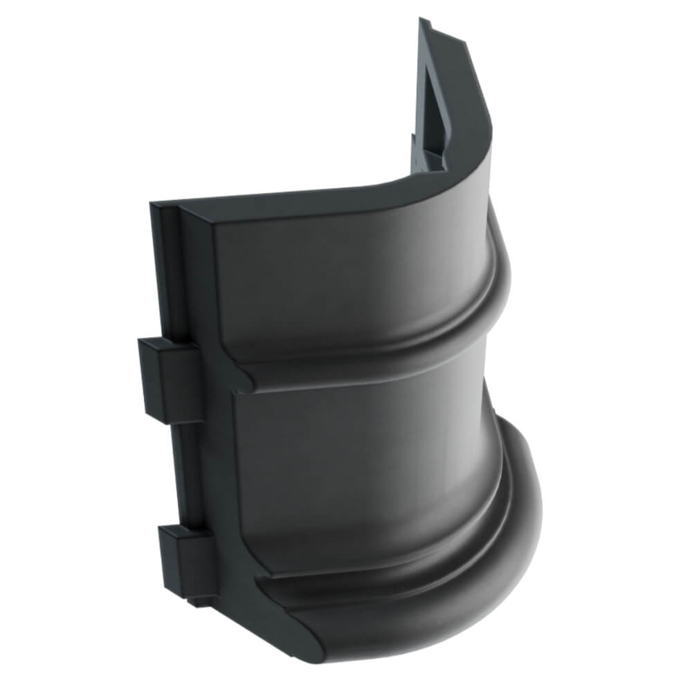 Подступенок угловой Verona 110х140х30мм Серый