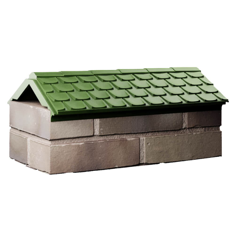 Парапет Zking Эльбрус Зеленый с посадкой на 1 кирпич (255мм) Лесосибирск фото