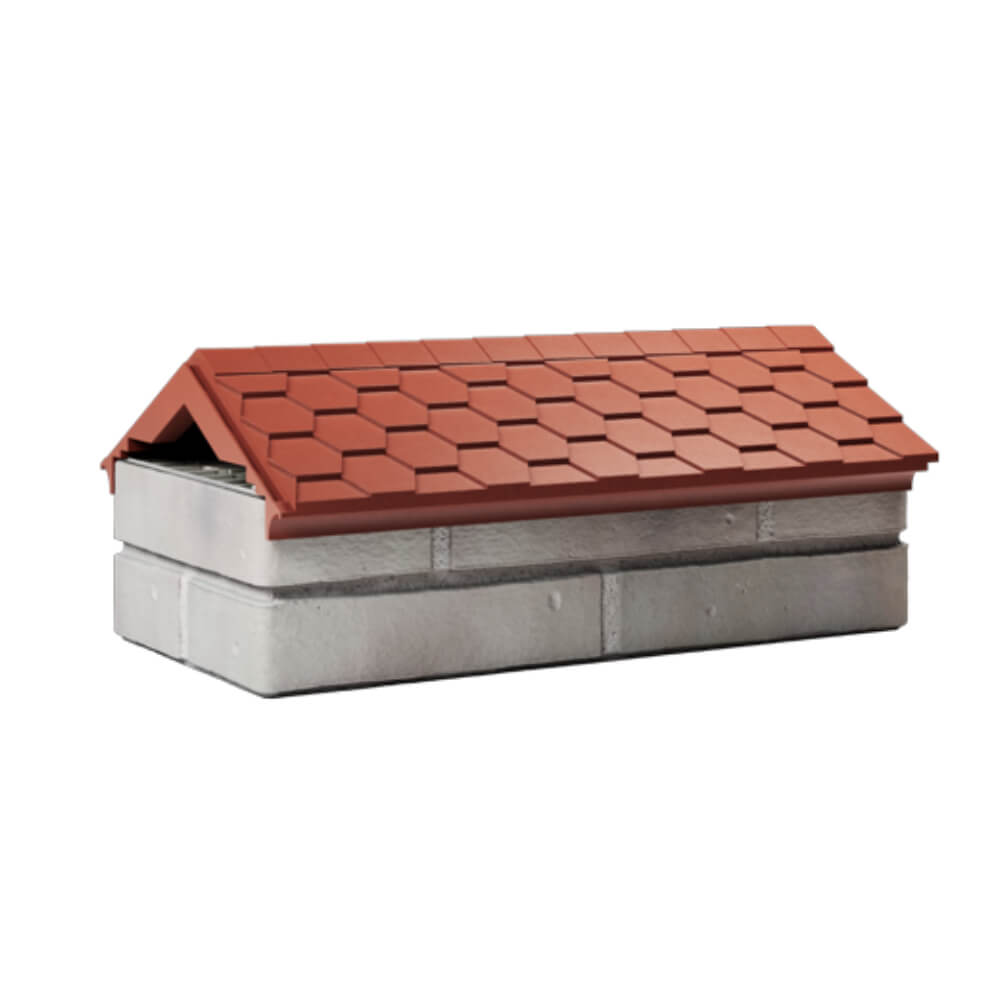 Парапет Zking Эверест Красный с посадкой на 1 кирпич (200/225/255мм) Лесосибирск фото