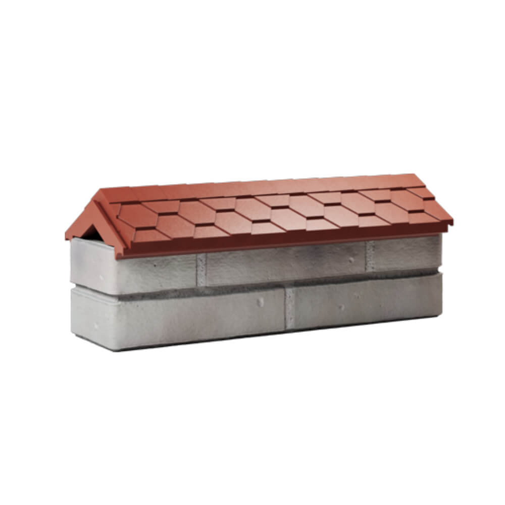 Парапет Zking Эверест Красный с посадкой на 0.5 кирпича (130мм) Лесосибирск фото