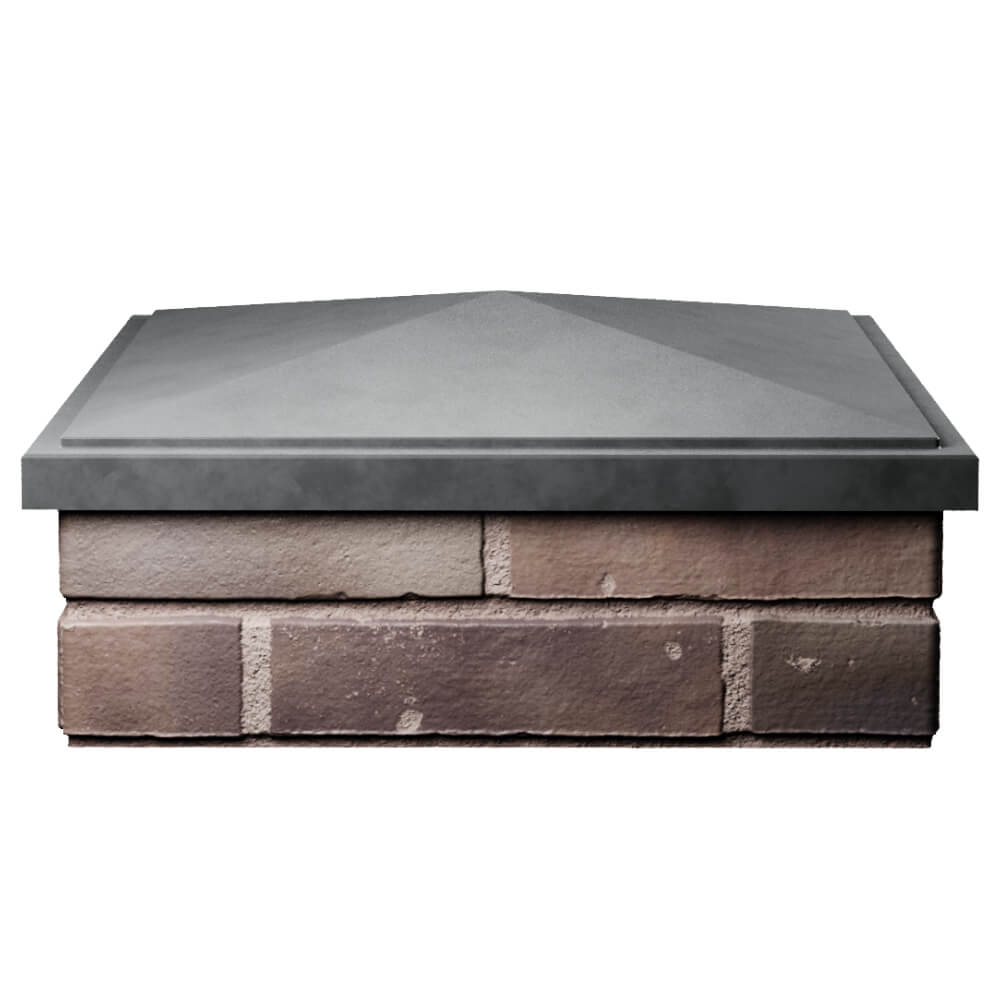 Колпак Zking БонаМоно Серый на столб 2х2 кирпича (515х515, 530х530мм) Лесосибирск фото