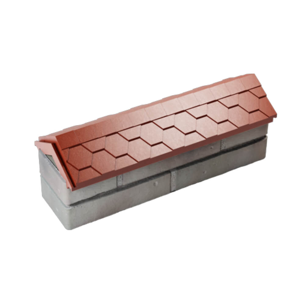 Парапет Zking Эверест Красный с посадкой на 0.5 кирпича (130мм) в Лесосибирске фото