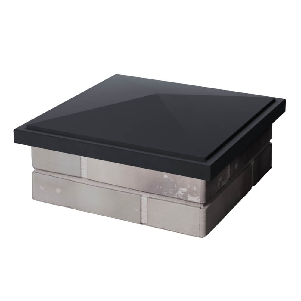 Колпак Zking БонаМоно Серый на столб 1.5х1.5 кирпича (385х385, 400х400мм) в Лесосибирске фото