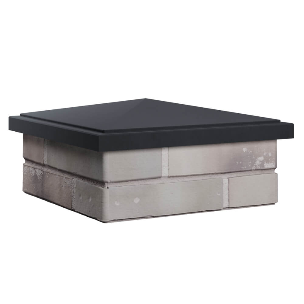 Колпак Zking БонаМоно Серый на столб 1.5х1.5 кирпича (385х385, 400х400мм) в Лесосибирске фото